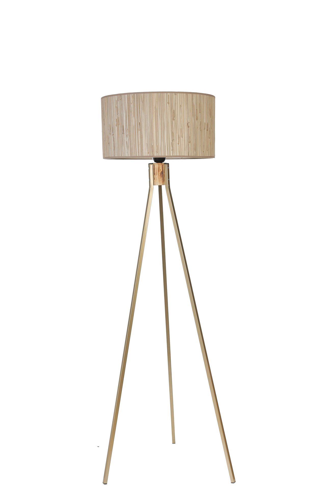 FISCO TRİPOD ESKİTME LAMBADER SİLİNDİR BAMBU 09 ABAJURLU