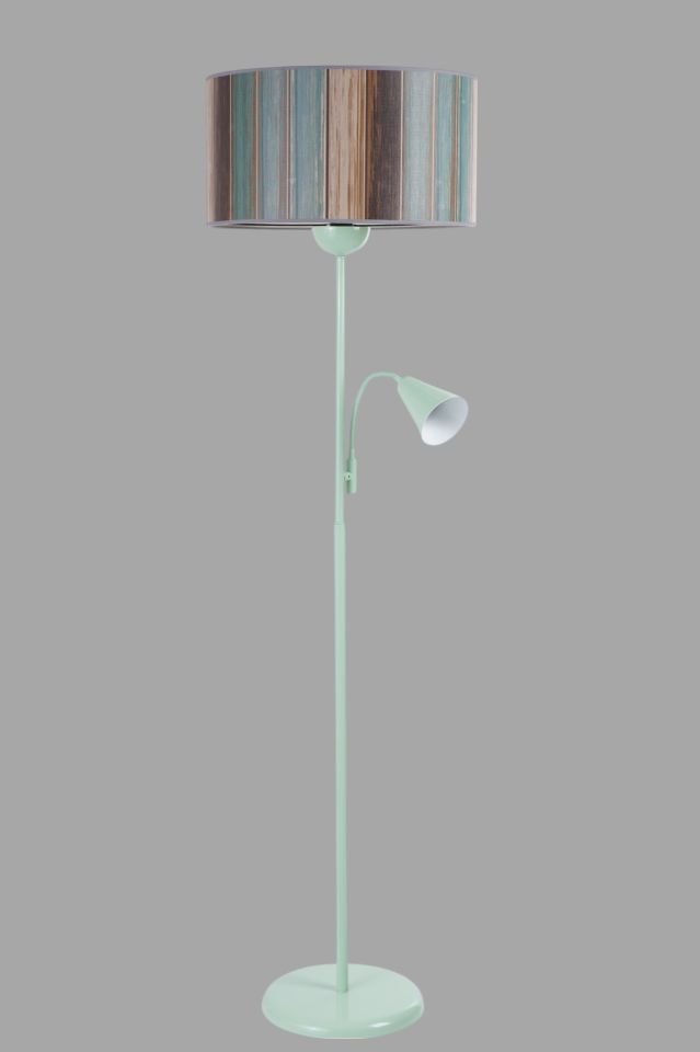 DEVİN YEŞİL LAMBADER SİLİNDİR RENKLİ ABAJURLU