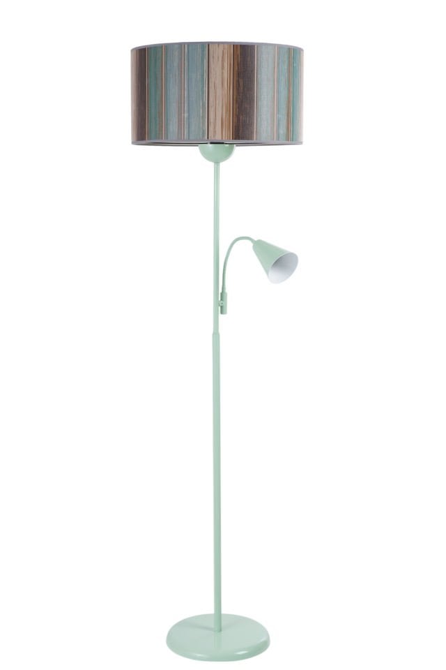 DEVİN YEŞİL LAMBADER SİLİNDİR RENKLİ ABAJURLU