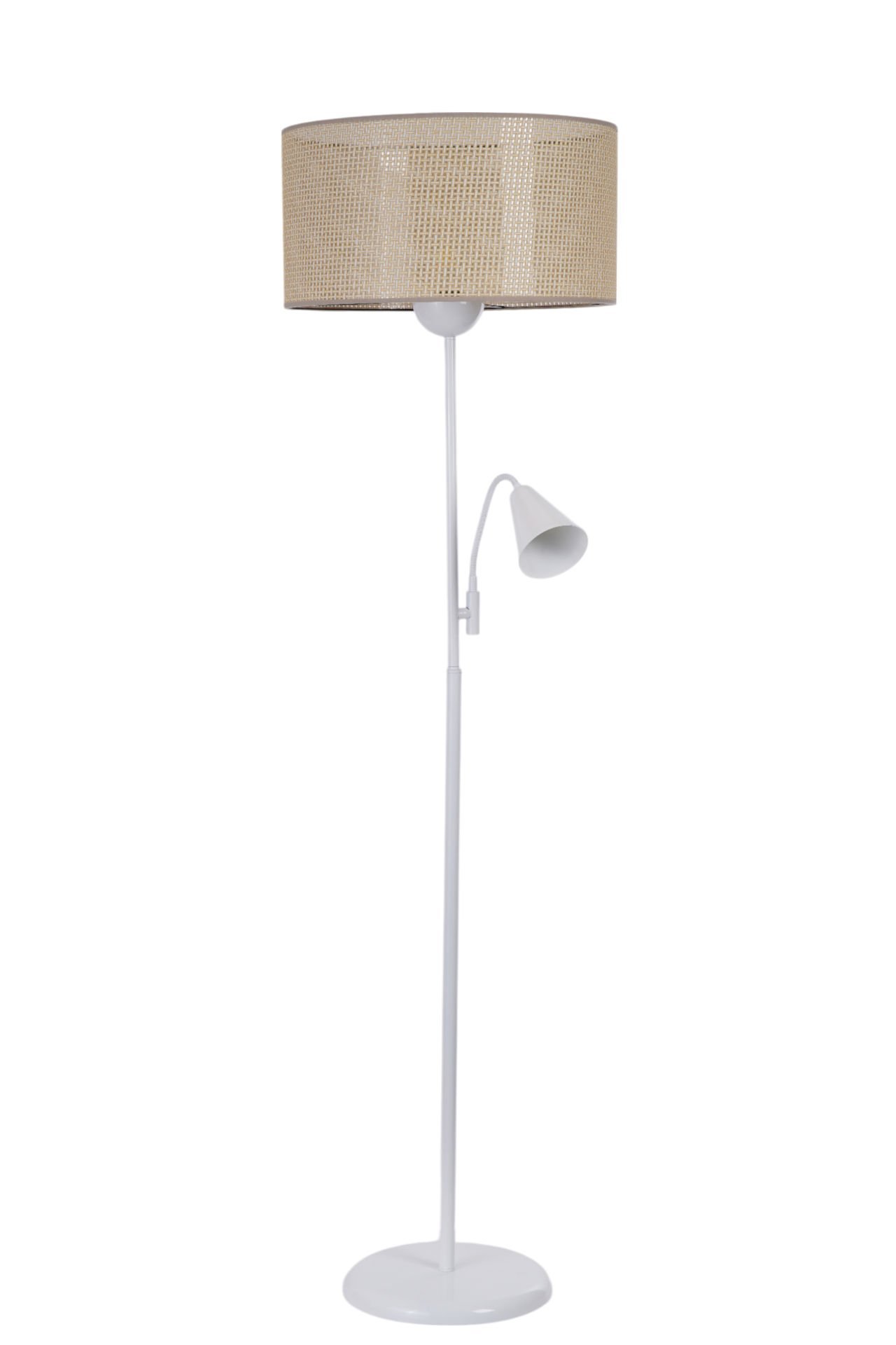 DEVİN BEYAZ LAMBADER SİLİNDİR PETEK ABAJURLU