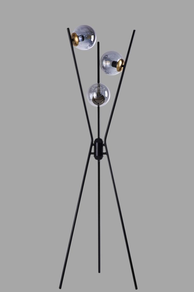 KERVAN SİYAH LAMBADER FÜME CAMLI