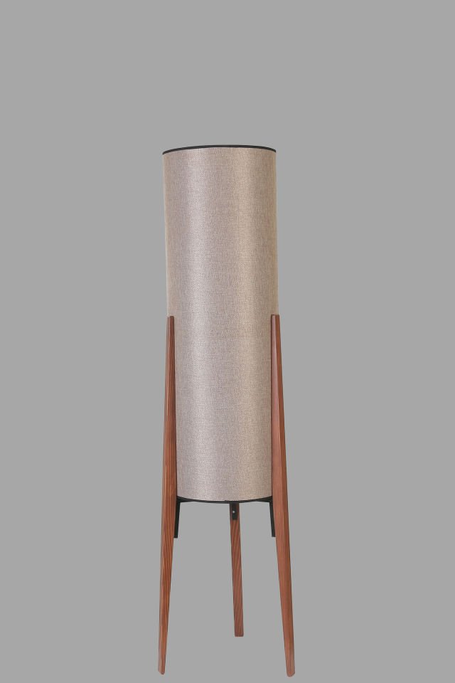 NAVAS CEVİZ LAMBADER KOYU HASIR ABAJURLU