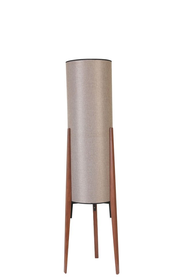 NAVAS CEVİZ LAMBADER KOYU HASIR ABAJURLU