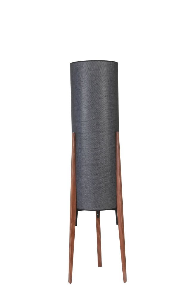 NAVAS CEVİZ LAMBADER HASIR SİYAH ABAJURLU