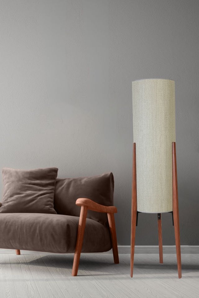 NAVAS CEVİZ LAMBADER BAMBU 06 ABAJURLU