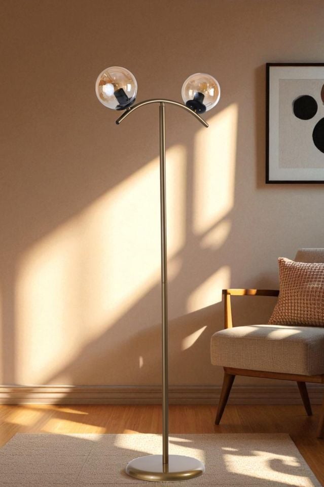 VELVET 2 Lİ ESKİTME LAMBADER BAL CAMLI