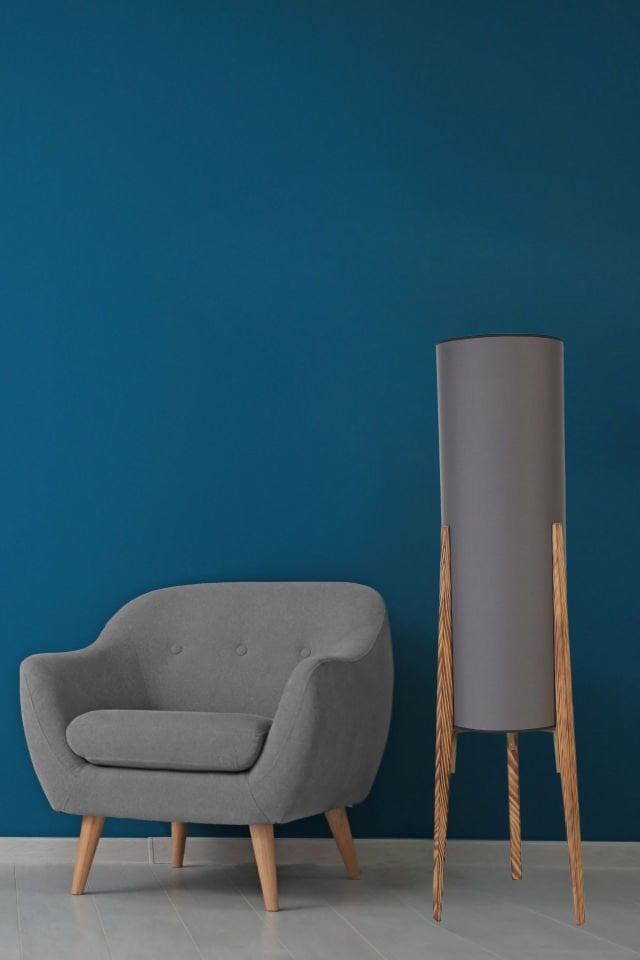 NAVAS YANIK LAMBADER KOYU GRİ ABAJURLU