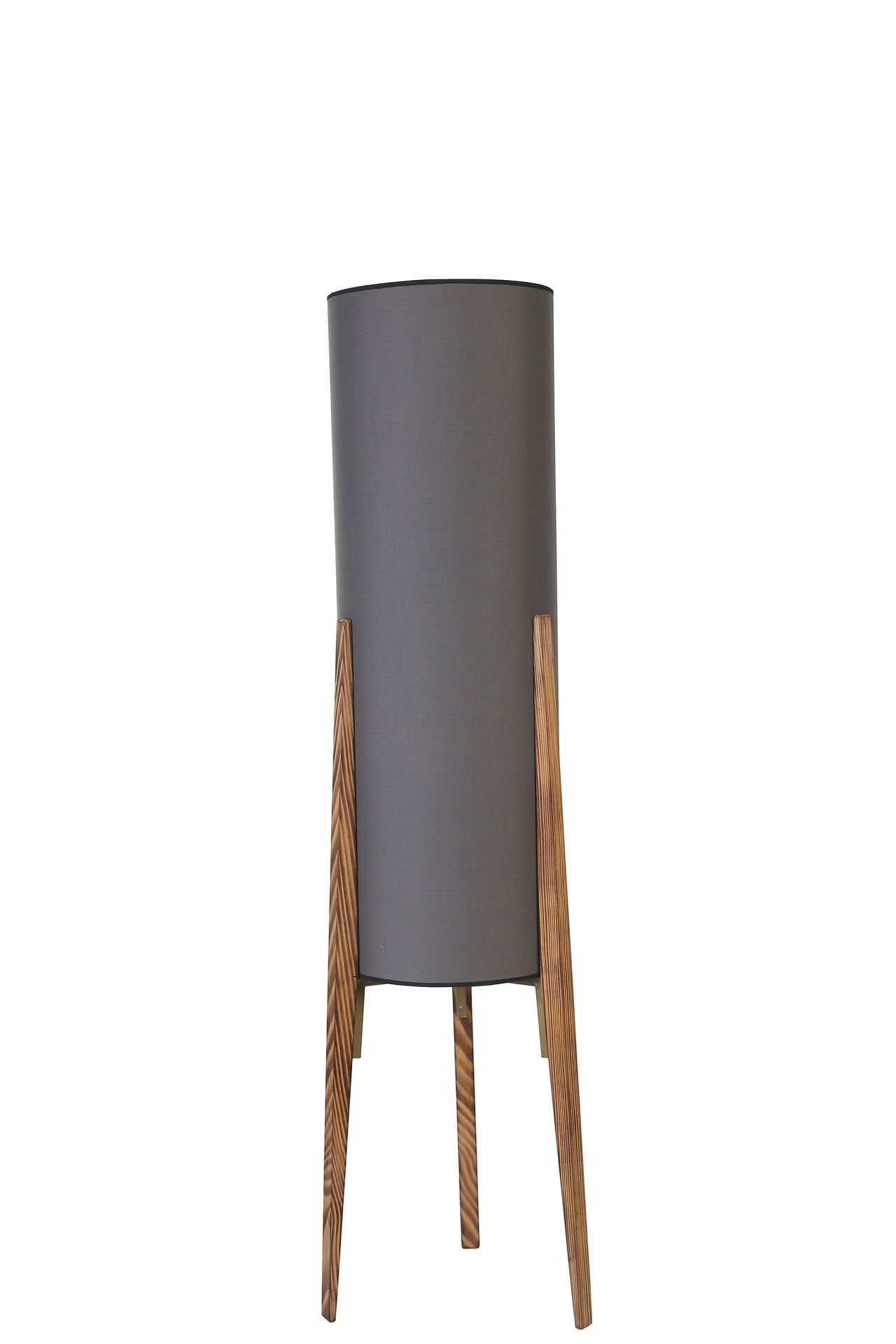 NAVAS YANIK LAMBADER KOYU GRİ ABAJURLU