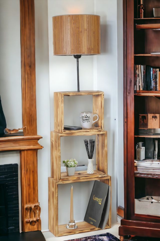 PUZZLE YANIK LAMBADER BAMBU 01 ABAJURLU