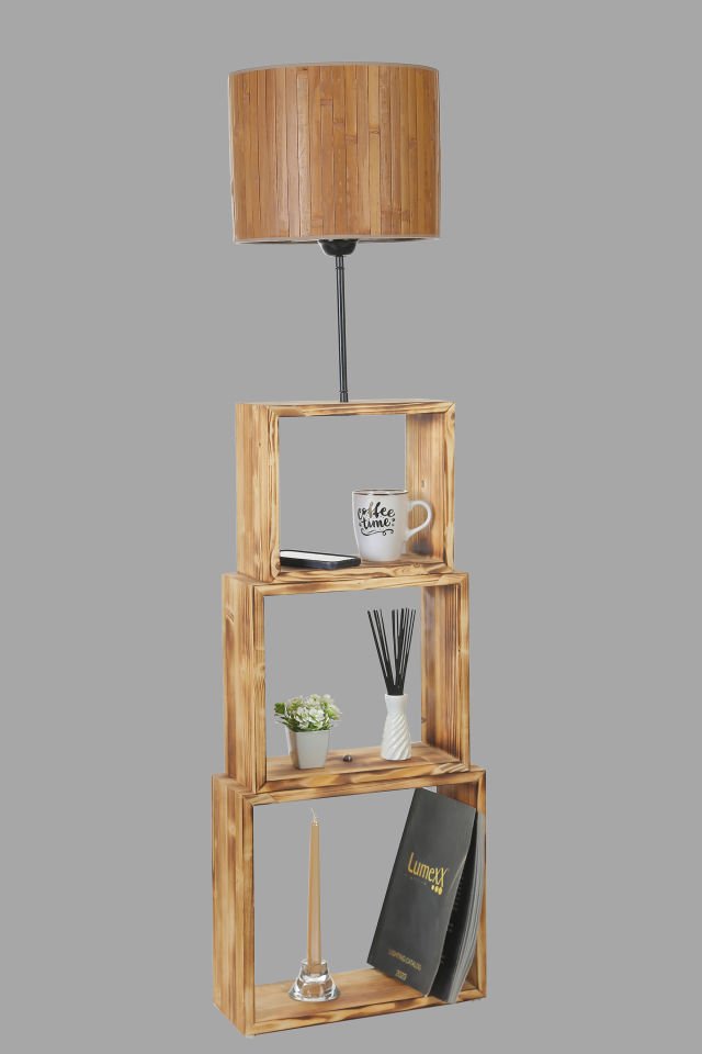 PUZZLE YANIK LAMBADER BAMBU 01 ABAJURLU