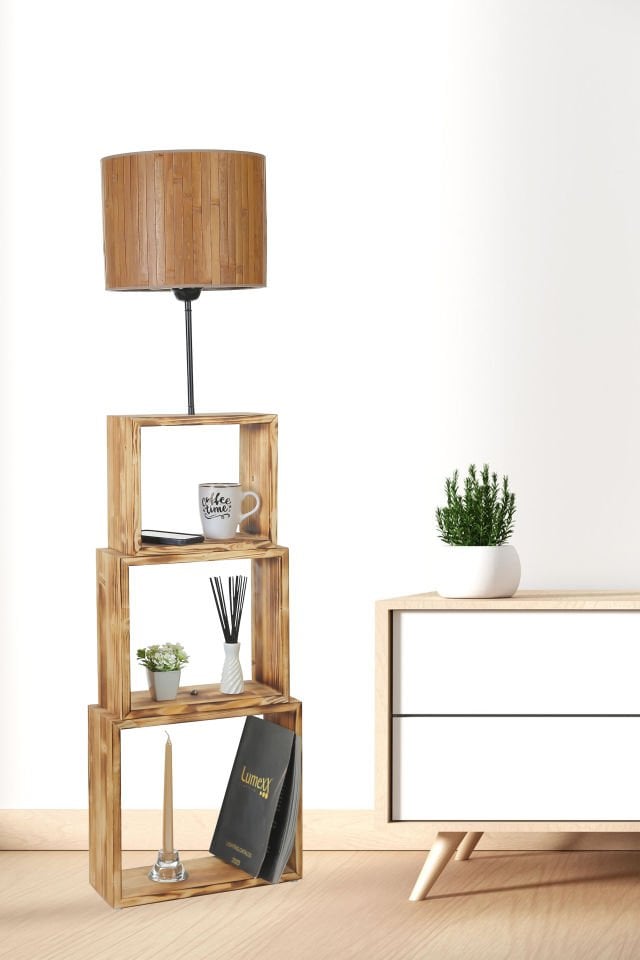 PUZZLE YANIK LAMBADER BAMBU 01 ABAJURLU