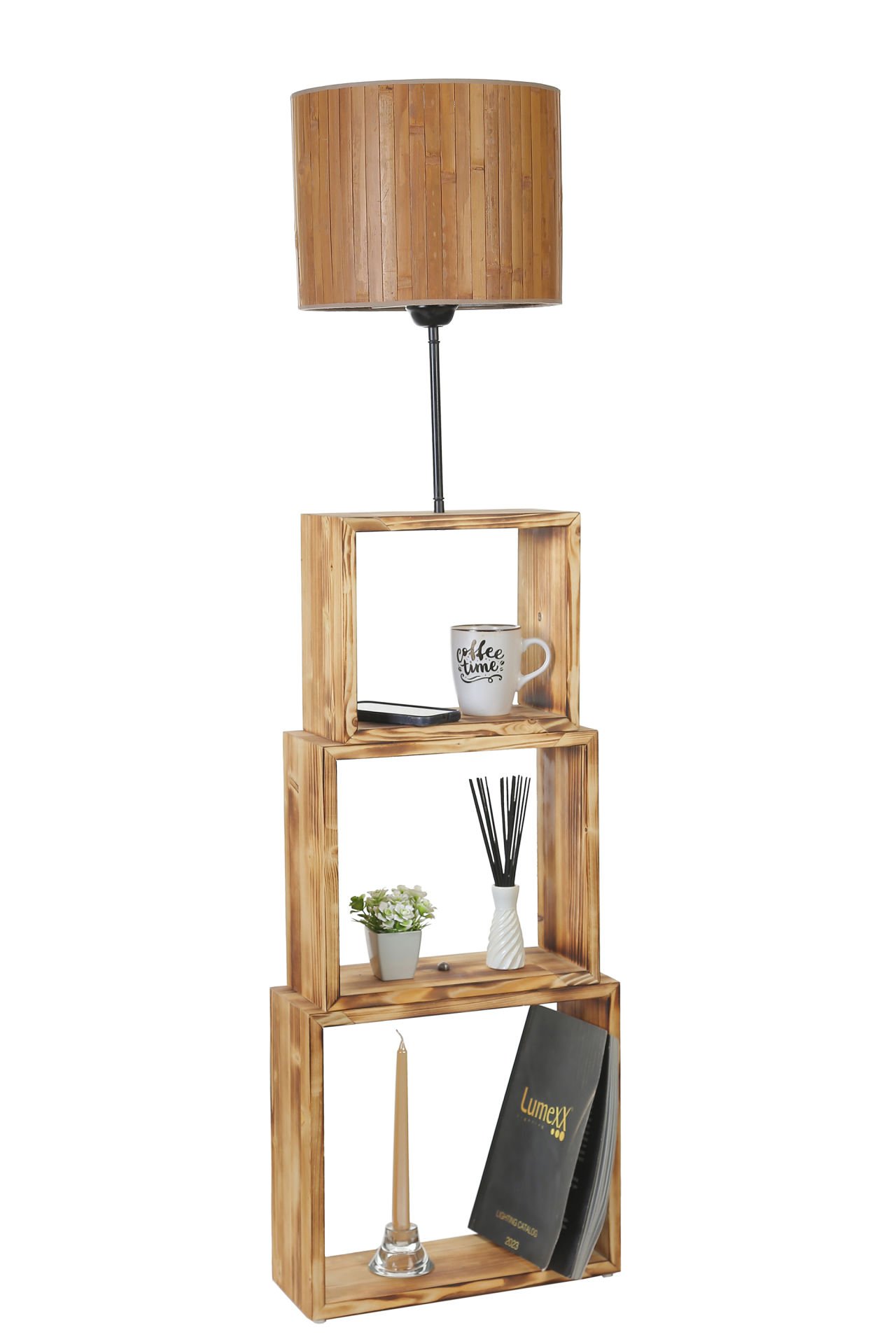 PUZZLE YANIK LAMBADER BAMBU 01 ABAJURLU