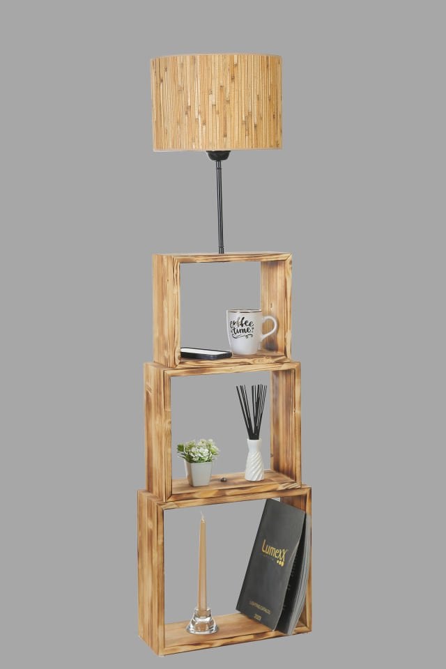 PUZZLE YANIK LAMBADER BAMBU 07 ABAJURLU