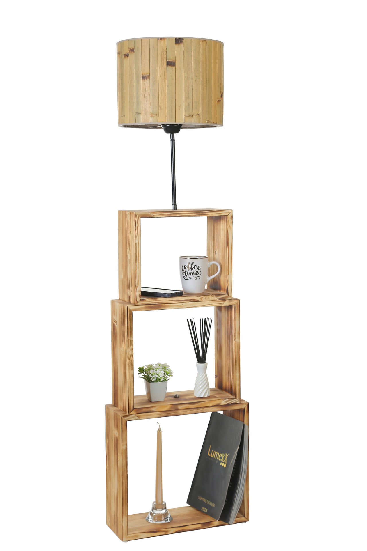 PUZZLE YANIK LAMBADER BAMBU 02 ABAJURLU