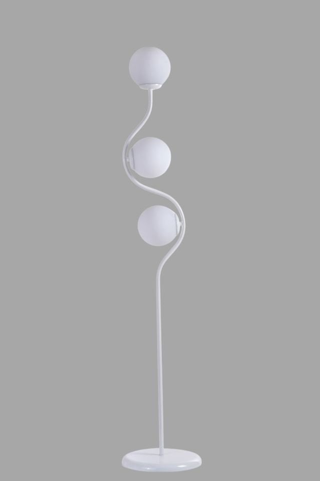 TURAN 3 LÜ BEYAZ LAMABDER BEYAZ CAMLI