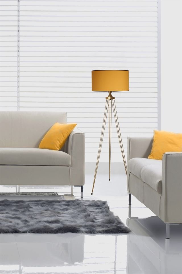 STAR ESKİTME LAMBADER SİLİNDİR HARDAL ABAJURLU