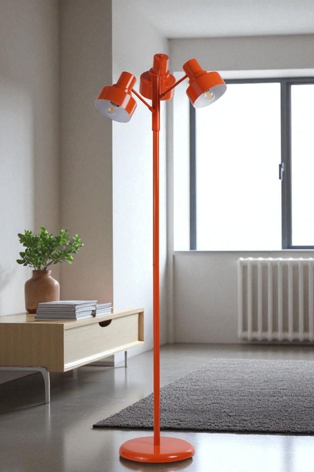 JESUS 3 LÜ TURUNCU LAMBADER METAL BAŞLIKLI