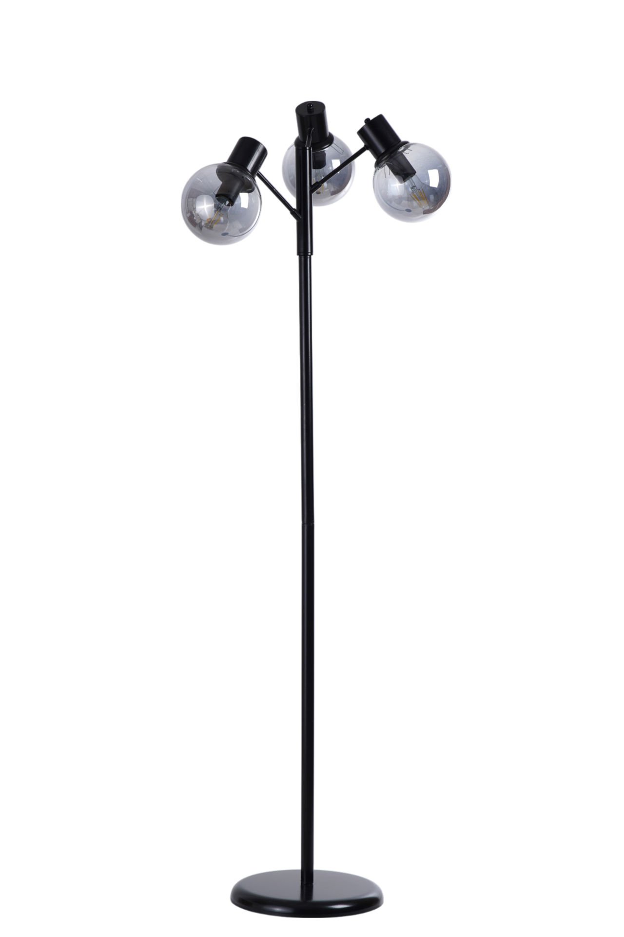 SAFİR 3 LÜ SİYAH LAMBADER FÜME CAMLI