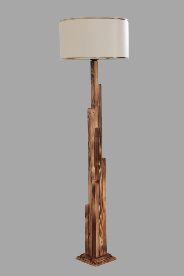 KULE YANIK LAMBADER SİLİNDİR FİNLİ KREM ERKAMETLİ