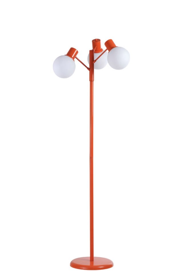 SAFİR 3 LÜ TURUNCU LAMBADER BEYAZ CAMLI