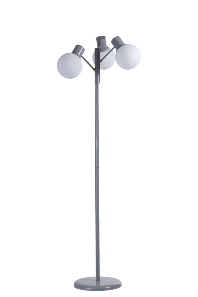 SAFİR 3 LÜ GRİ LAMBADER BEYAZ CAMLI