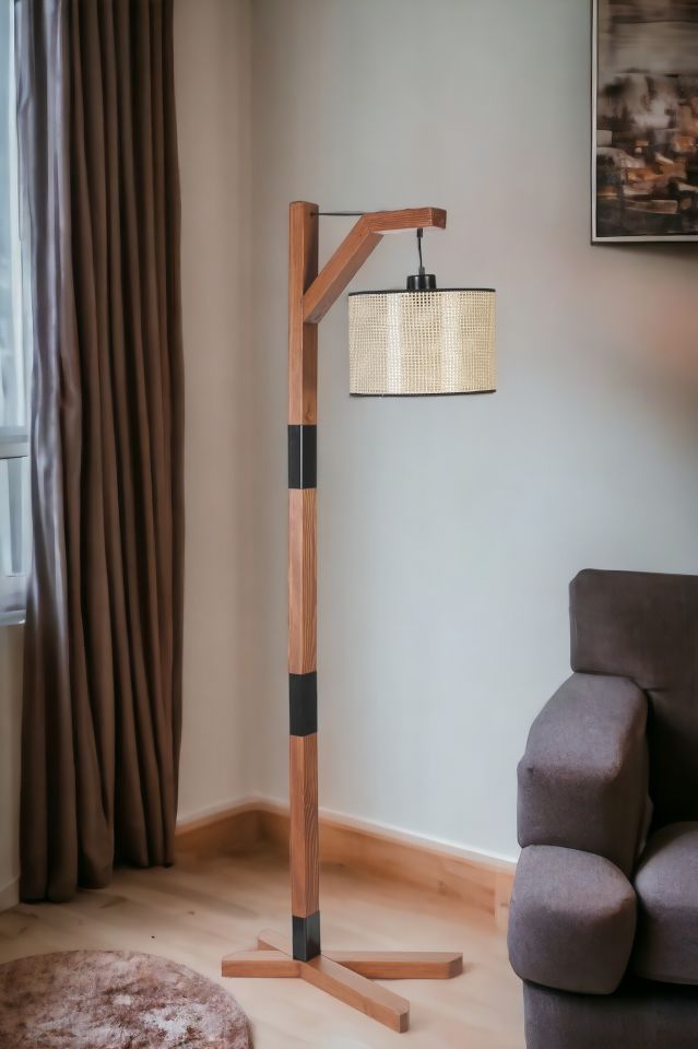 YENİ LİZA CEVİZ LAMBADER SİLİNDİR PETEK ABAJURLU