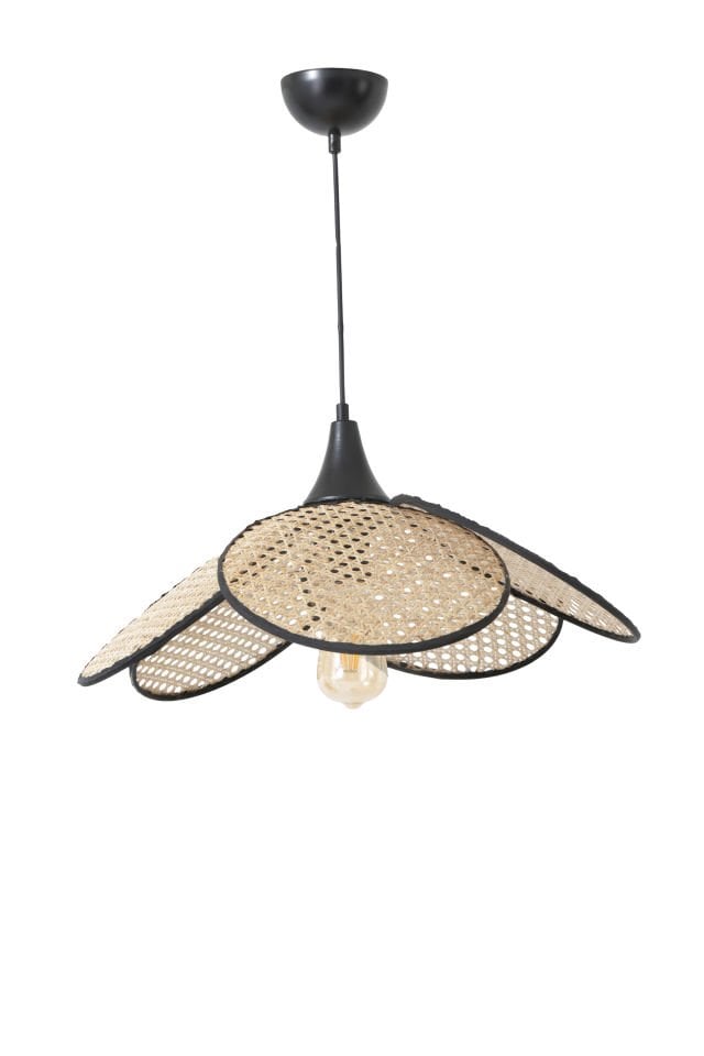 PERVANE TEKLİ RUSTİK RATTAN SARKIT