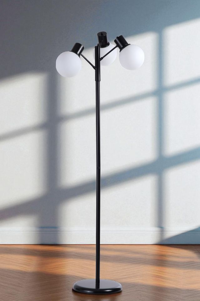 SAFİR 3 LÜ SİYAH LAMBADER BEYAZ CAMLI