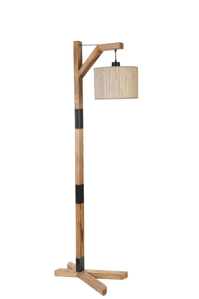 YENİ LİZA YANIK LAMBADER SİLİNDİR BAMBU 09 ABAJURLU