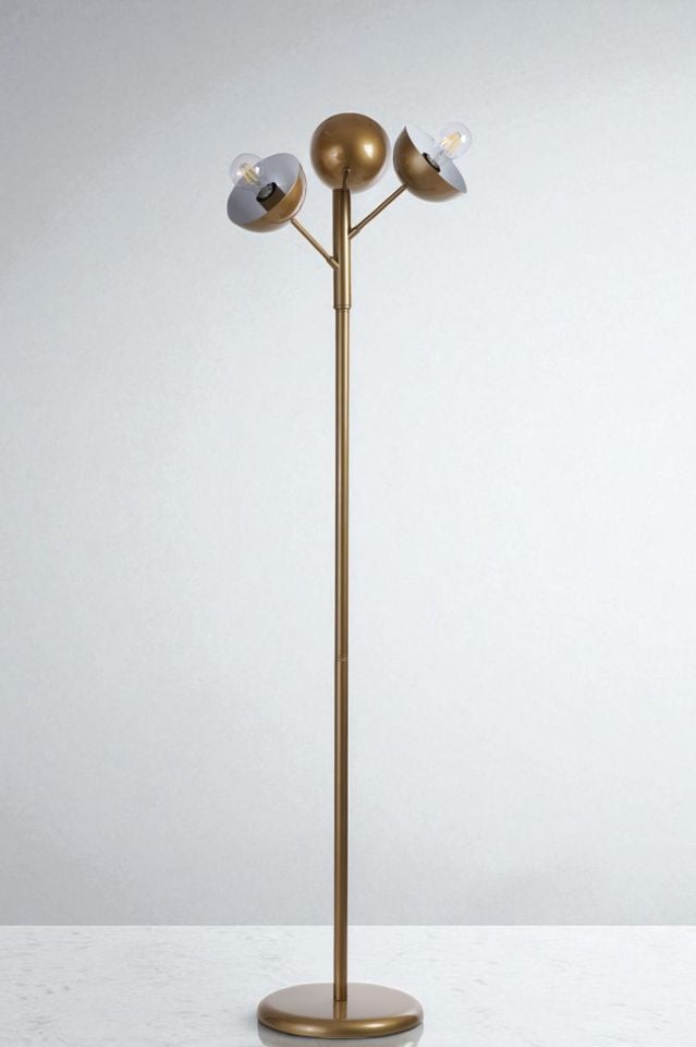 KÜRE 3 LÜ ESKİTME LAMBADER METAL BAŞLIKLI