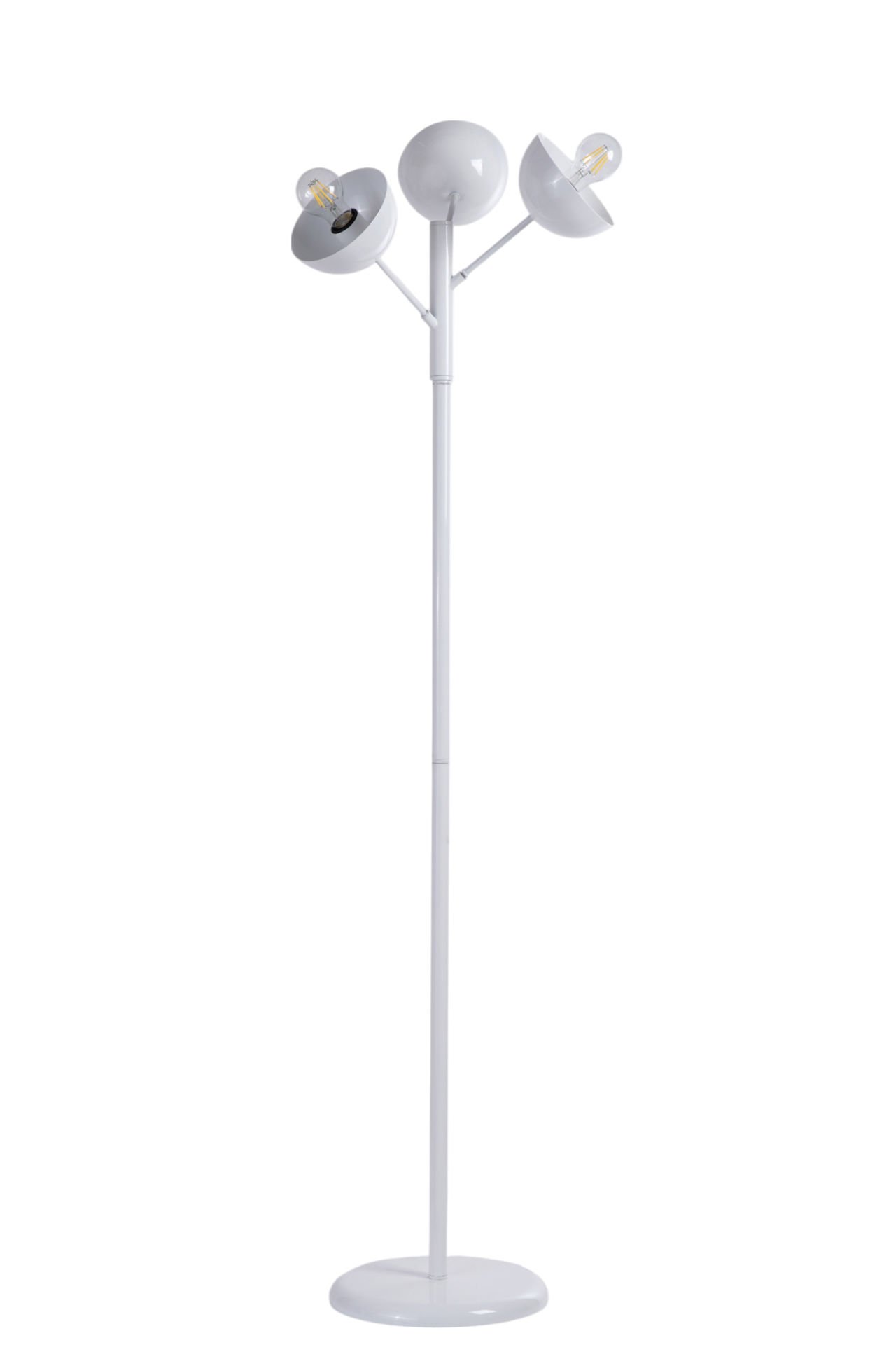 KÜRE 3 LÜ BEYAZ LAMBADER METAL BAŞLIKLI