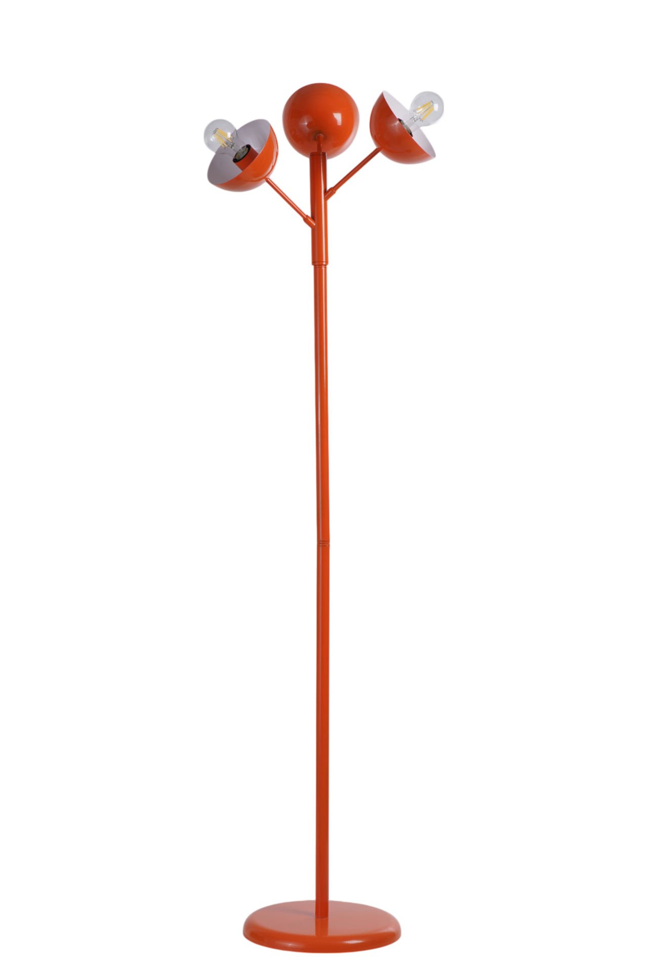 KÜRE 3 LÜ TURUNCU LAMBADER METAL BAŞLIKLI