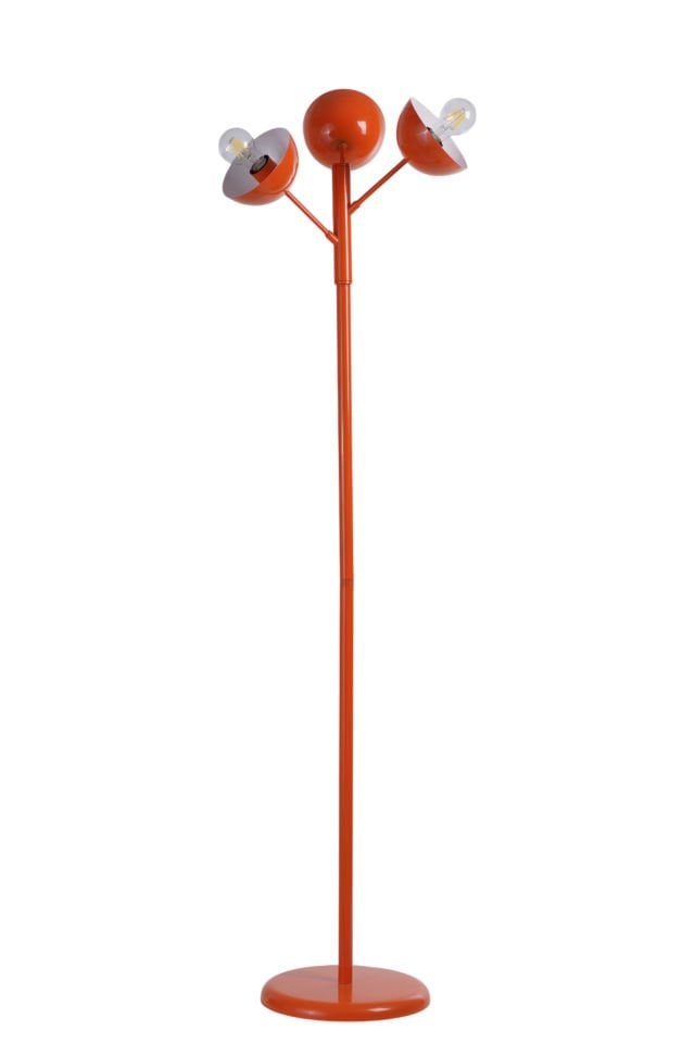 KÜRE 3 LÜ TURUNCU LAMBADER METAL BAŞLIKLI