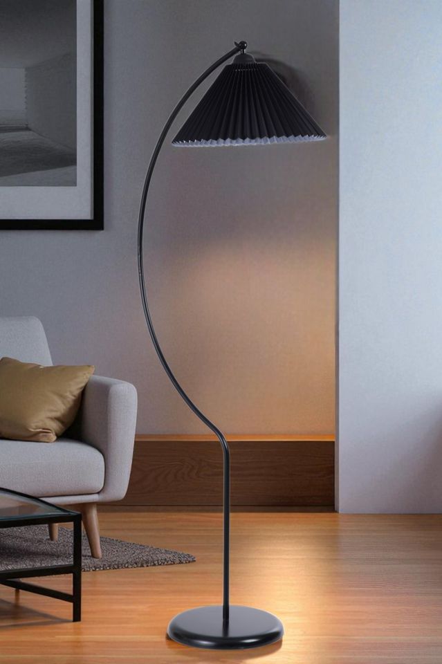 OGEDAY SİYAH LAMBADER PİLELİ SİYAH ABAJURLU