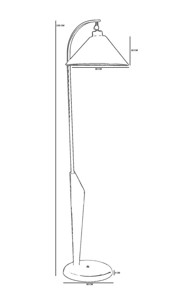AKTAN CEVİZ LAMBADER HASIR SİYAH ABAJURLU