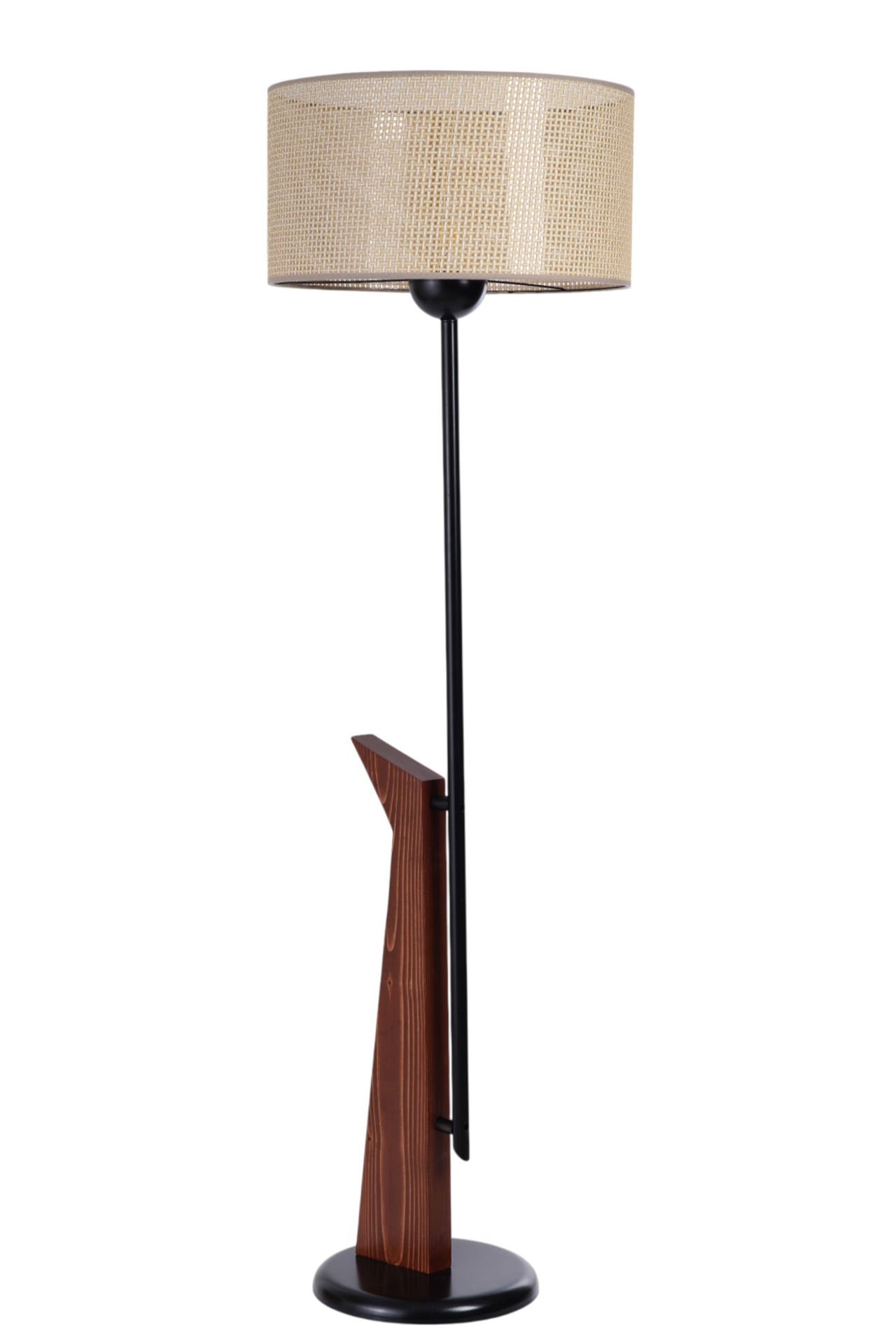 BERZAN CEVİZ LAMBADER SİLİNDİR PETEK ABAJURLU