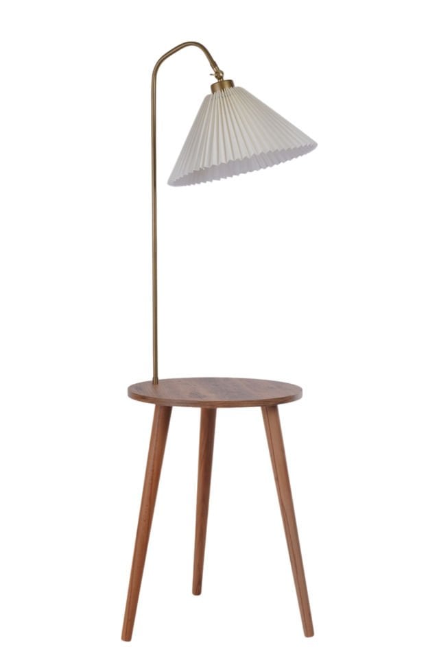 ATLAS NATUREL-ESKİTME LAMBADER PİLELİ KREM ABAJURLU