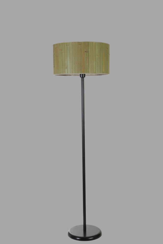 BAMBU 03 ABAJURLU SİYAH LAMBADER