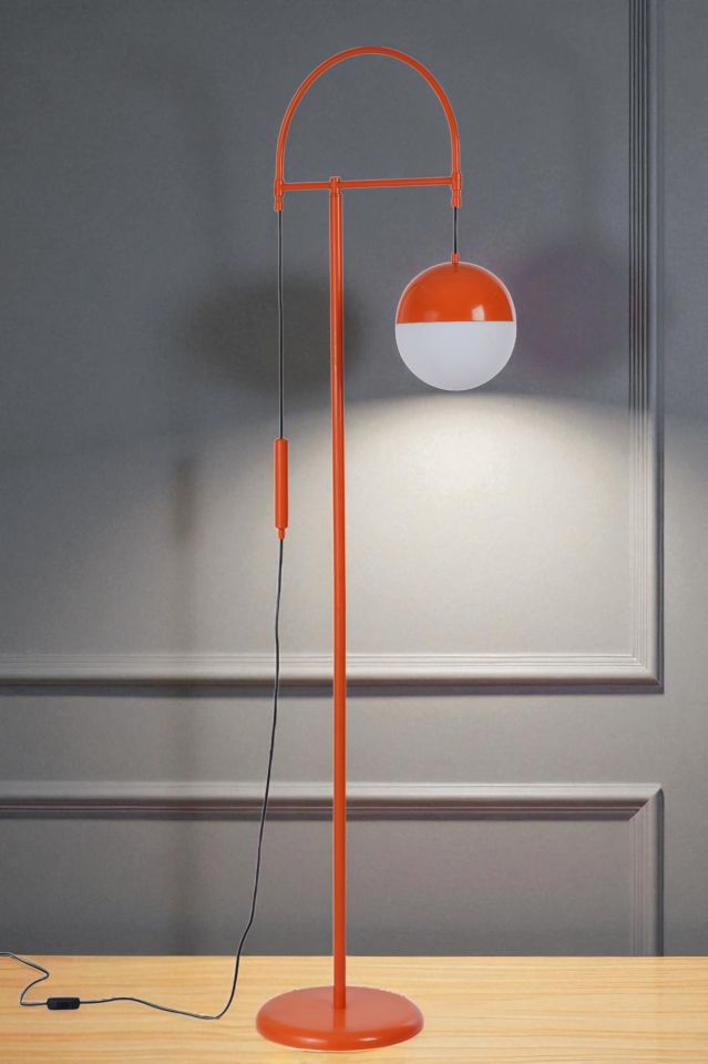 OMAY TURUNCU LAMBADER BEYAZ CAMLI