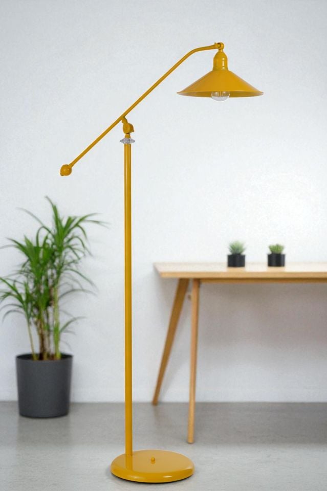 MOKA SARI LAMBADER METAL BAŞLIKLI