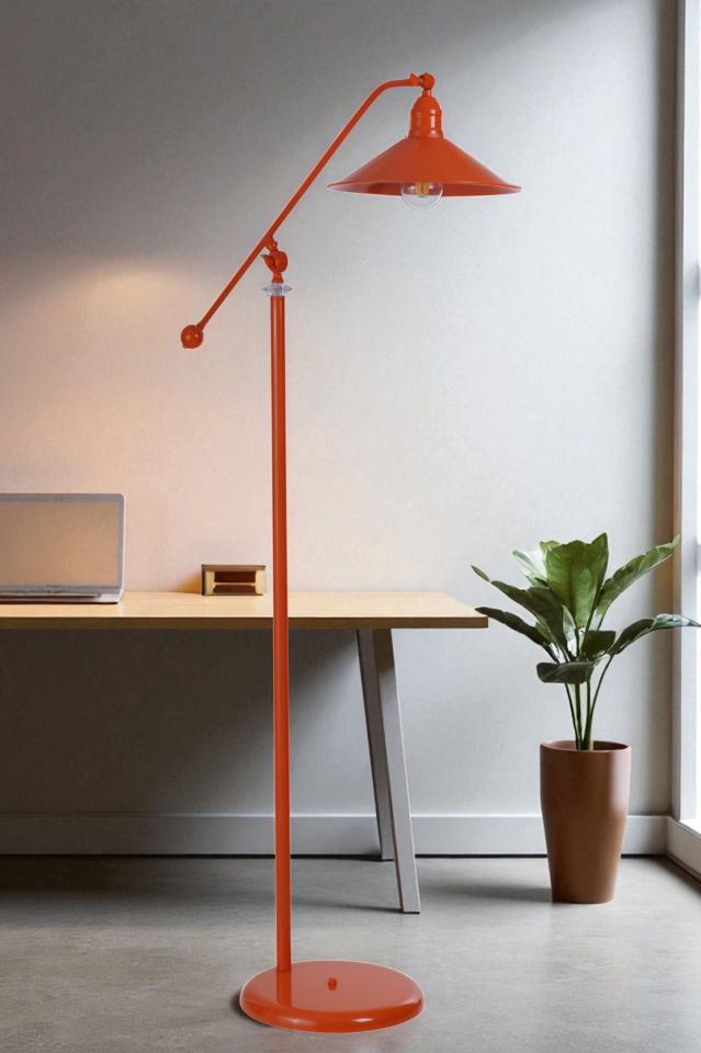 MOKA TURUNCU LAMBADER METAL BAŞLIKLI