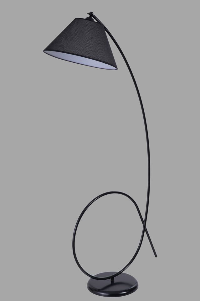 KAYA SİYAH LAMBADER PRAMİT HASIR SİYAH ABAJURLU