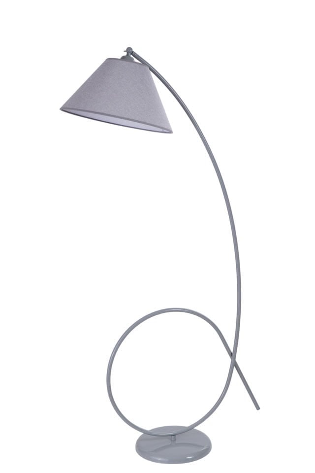 KAYA GRİ LAMBADER PRAMİT HASIR GRİ ABAJURLU