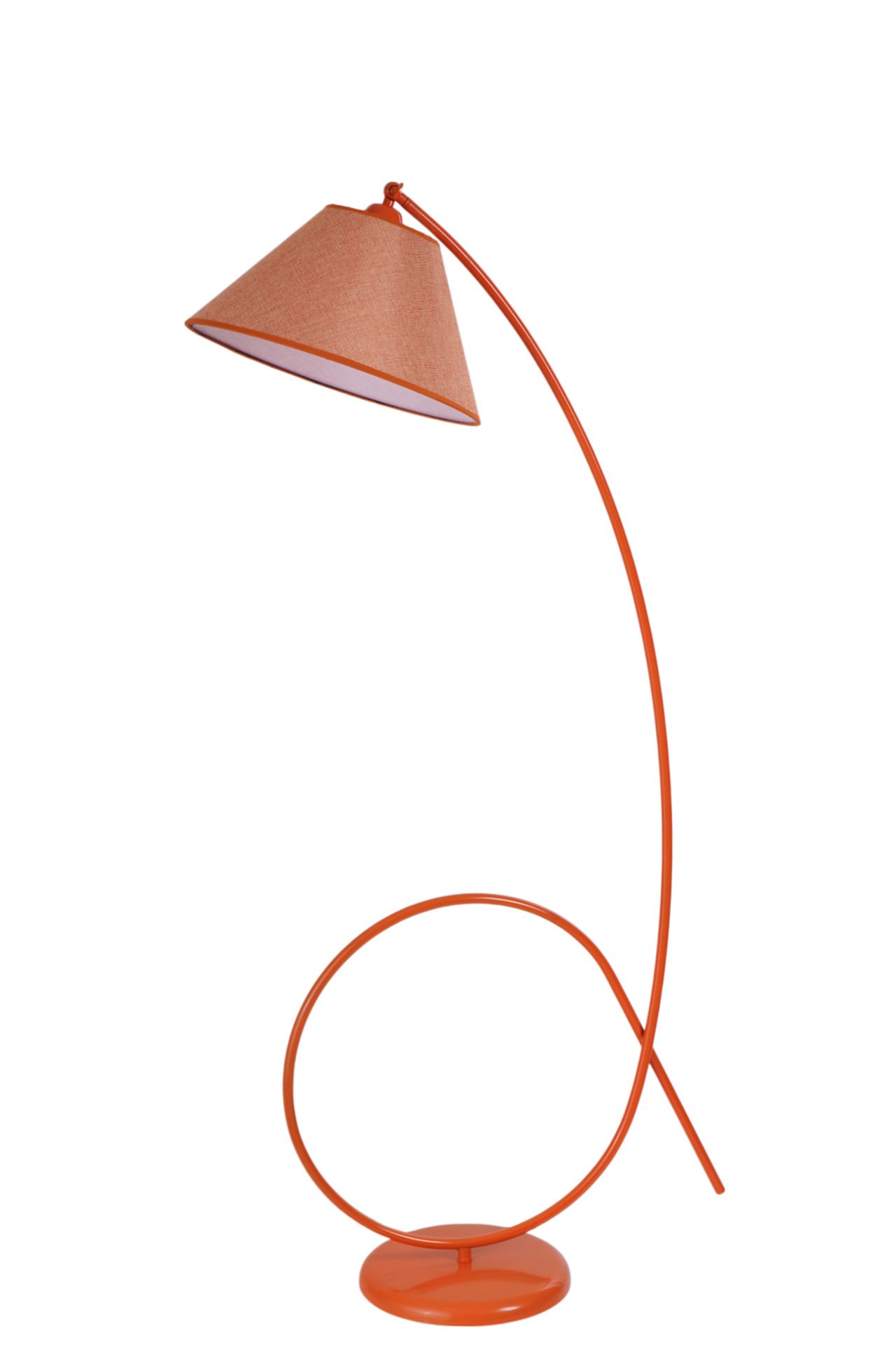 KAYA TURUNCU LAMBADER PRAMİT HASIR TURUNCU ABAJURLU