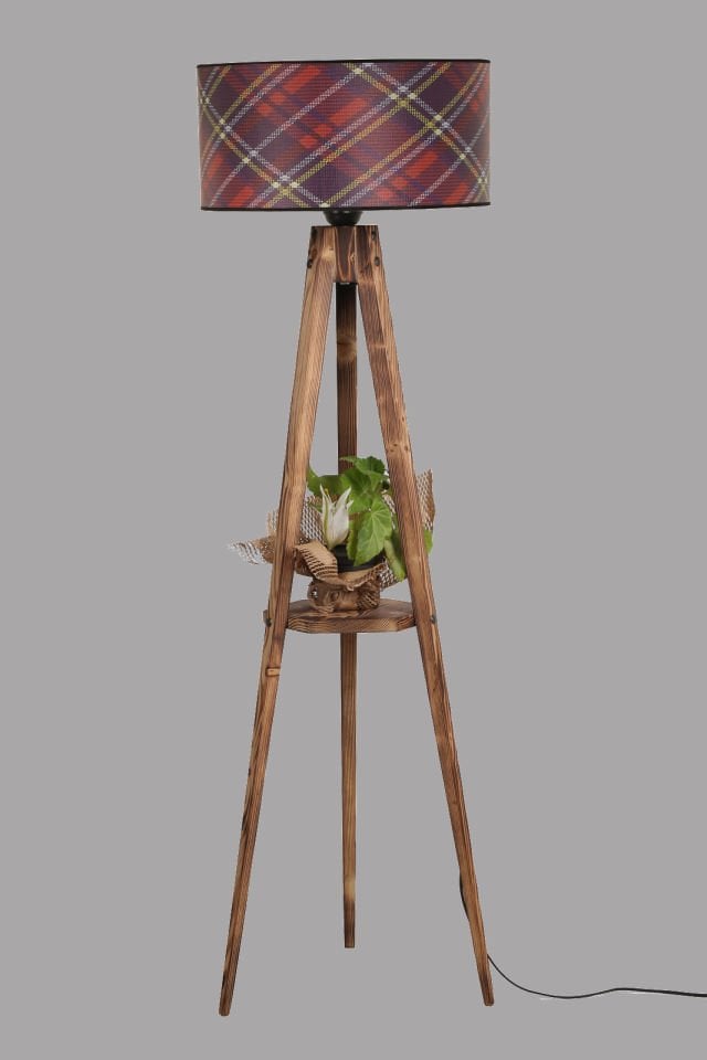 SEHBALI TRİPOD LAMBADER YANIK SİLİNDİR 03 ABAJURLU