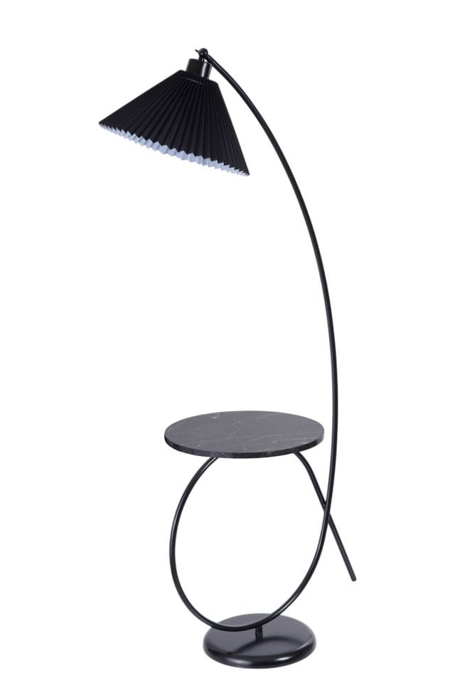 KAYA SEHBALI SİYAH LAMBADER PİLELİ SİYAH ABAJURLU