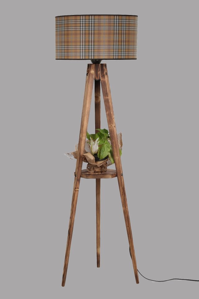 SEHBALI TRİPOD LAMBADER YANIK SİLİNDİR 02 ABAJURLU