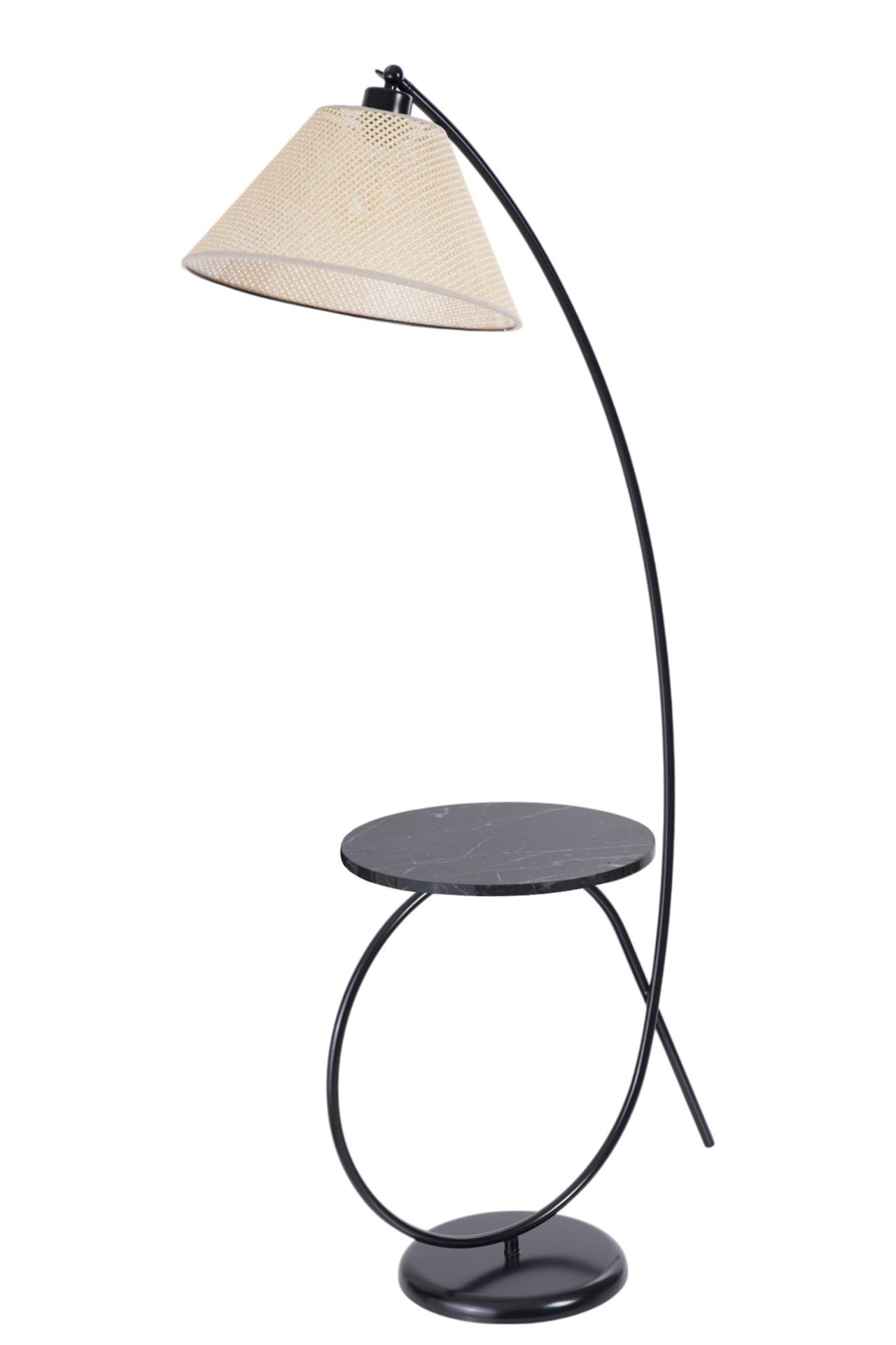 KAYA SEHBALI SİYAH LAMBADER PRAMİT PETEK ABAJURLU