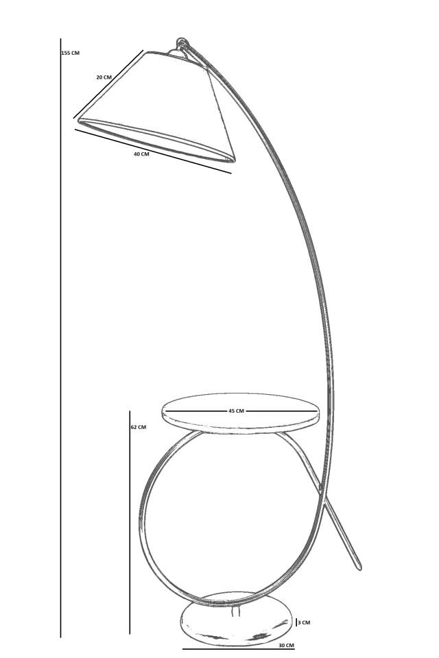 KAYA SEHBALI ESKİTME LAMBADER PRAMİT KOYU HASIR ABAJURLU