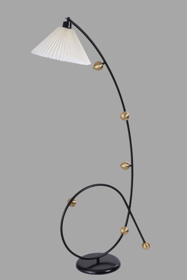 YEKTA SİYAH LAMBADER PİLELİ KREM ABAJURLU